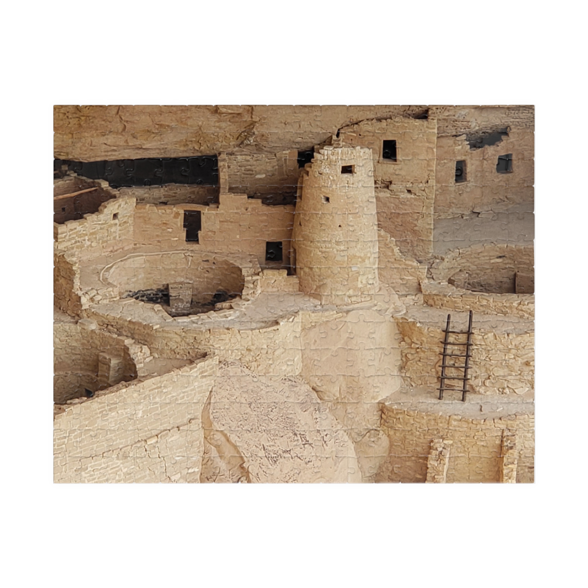 Cliff Palace Closeup Puzzle - Mesa Verde National Park Scenic Jigsaw in 110 to 1014 Pieces, Original Photography - Image 5