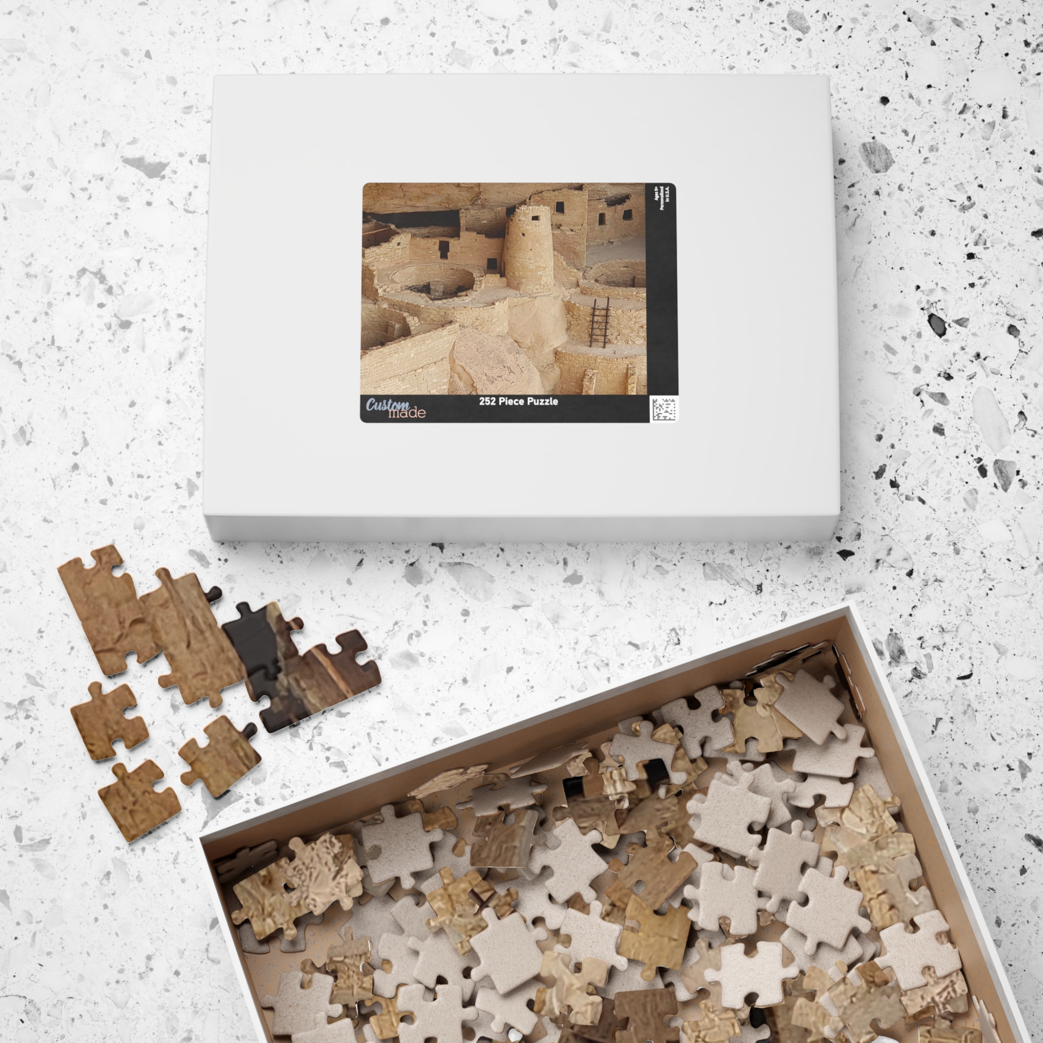 Cliff Palace Closeup Puzzle - Mesa Verde National Park Scenic Jigsaw in 110 to 1014 Pieces, Original Photography - Image 8