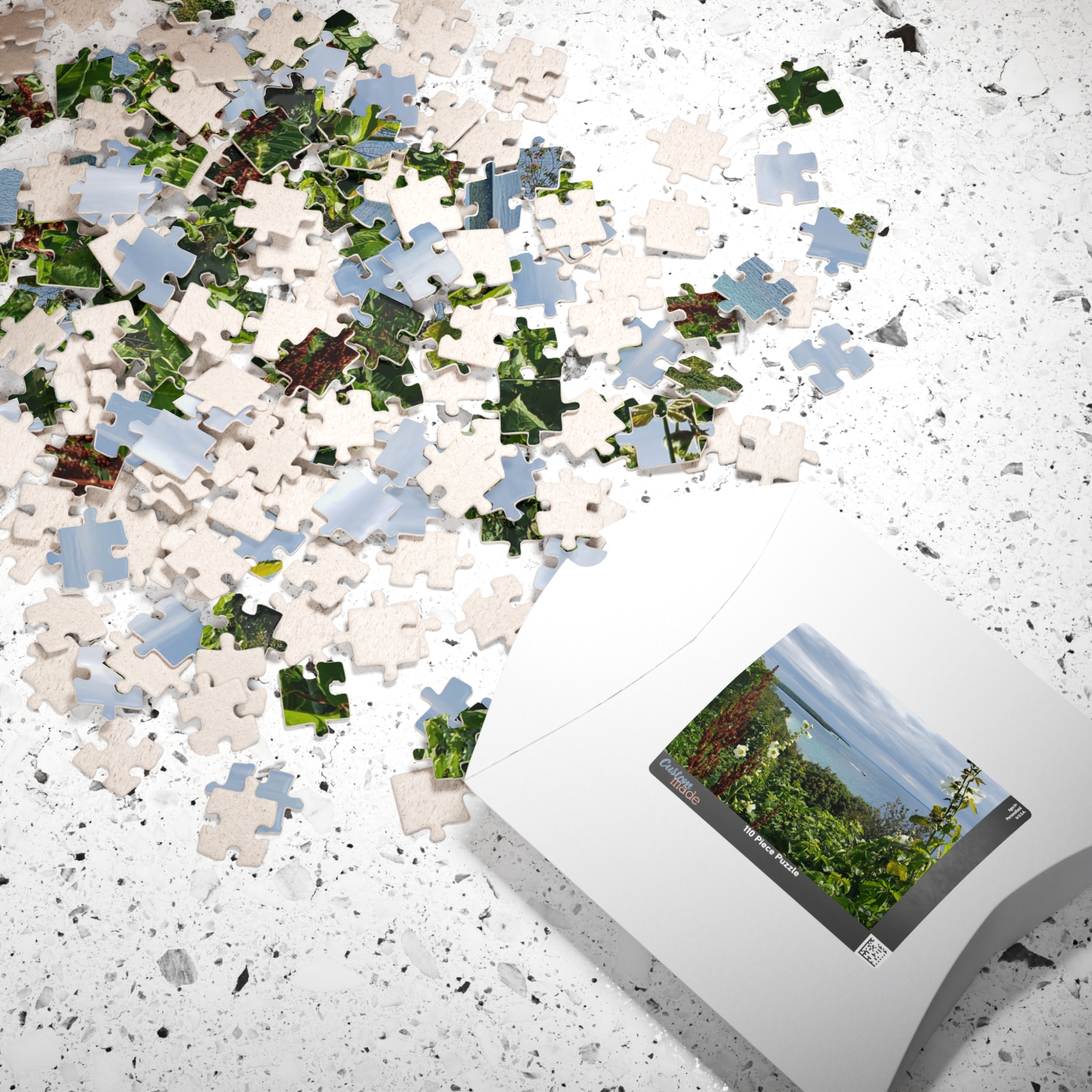 Puzzle Featuring View over Lake Huron from West Bluff, Mackinac Island - Scenic Landscape Photography Puzzle, Original Photograph - Image 4