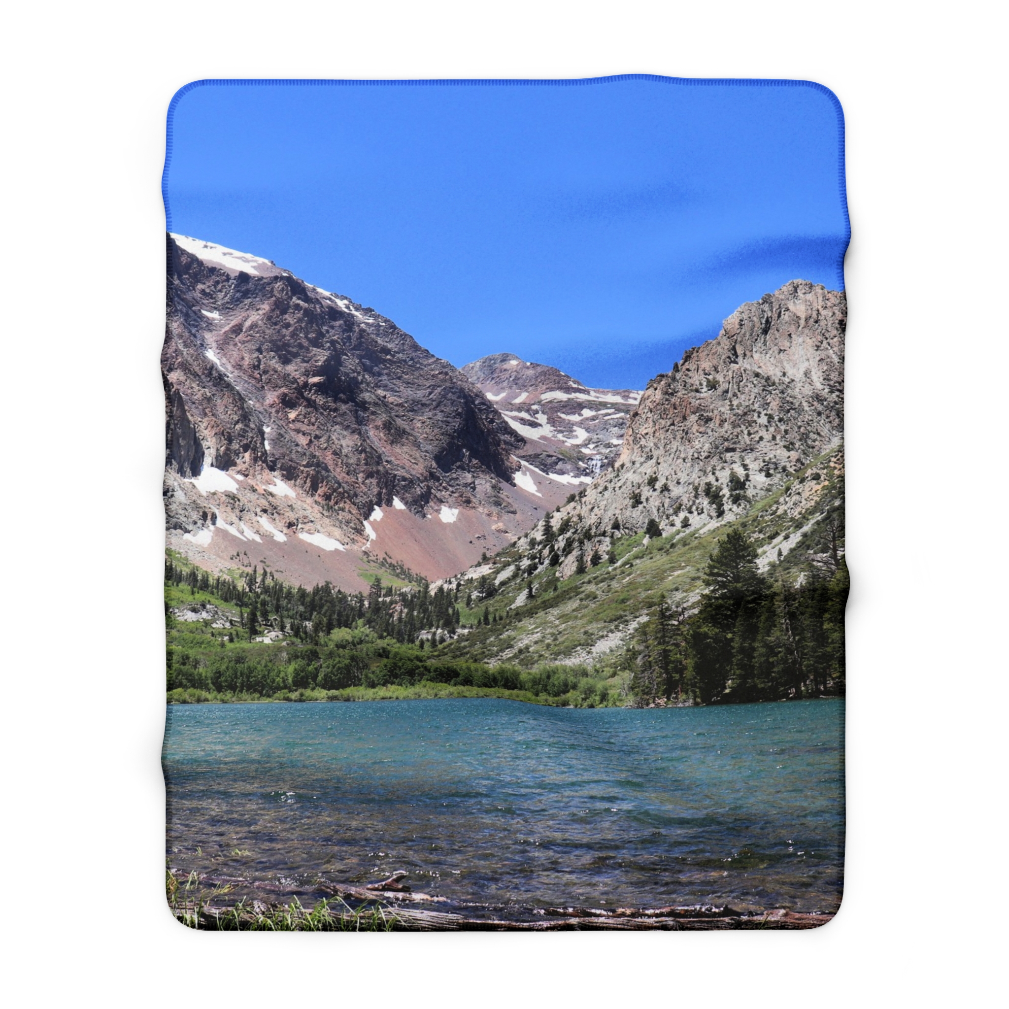 Parker Lake Sherpa Fleece Blanket Featuring Ansel Adams Wilderness Scenic Photography - Cozy Outdoor and Home Throw, Original Photograph - Image 9