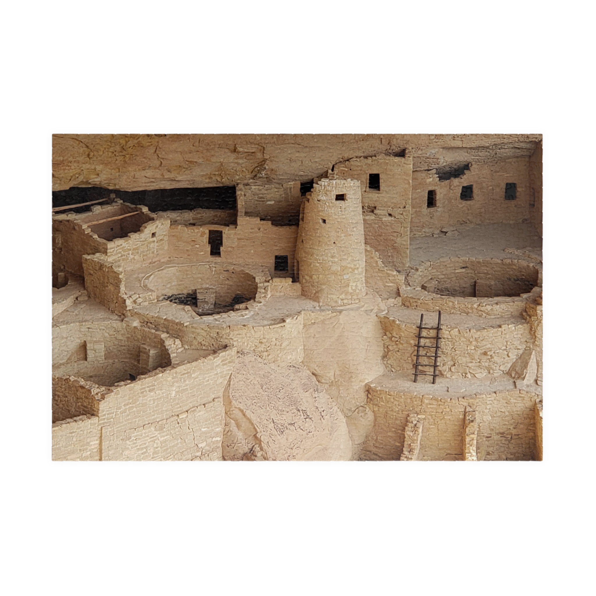 Cliff Palace Closeup Puzzle - Mesa Verde National Park Scenic Jigsaw in 110 to 1014 Pieces, Original Photography - Image 13