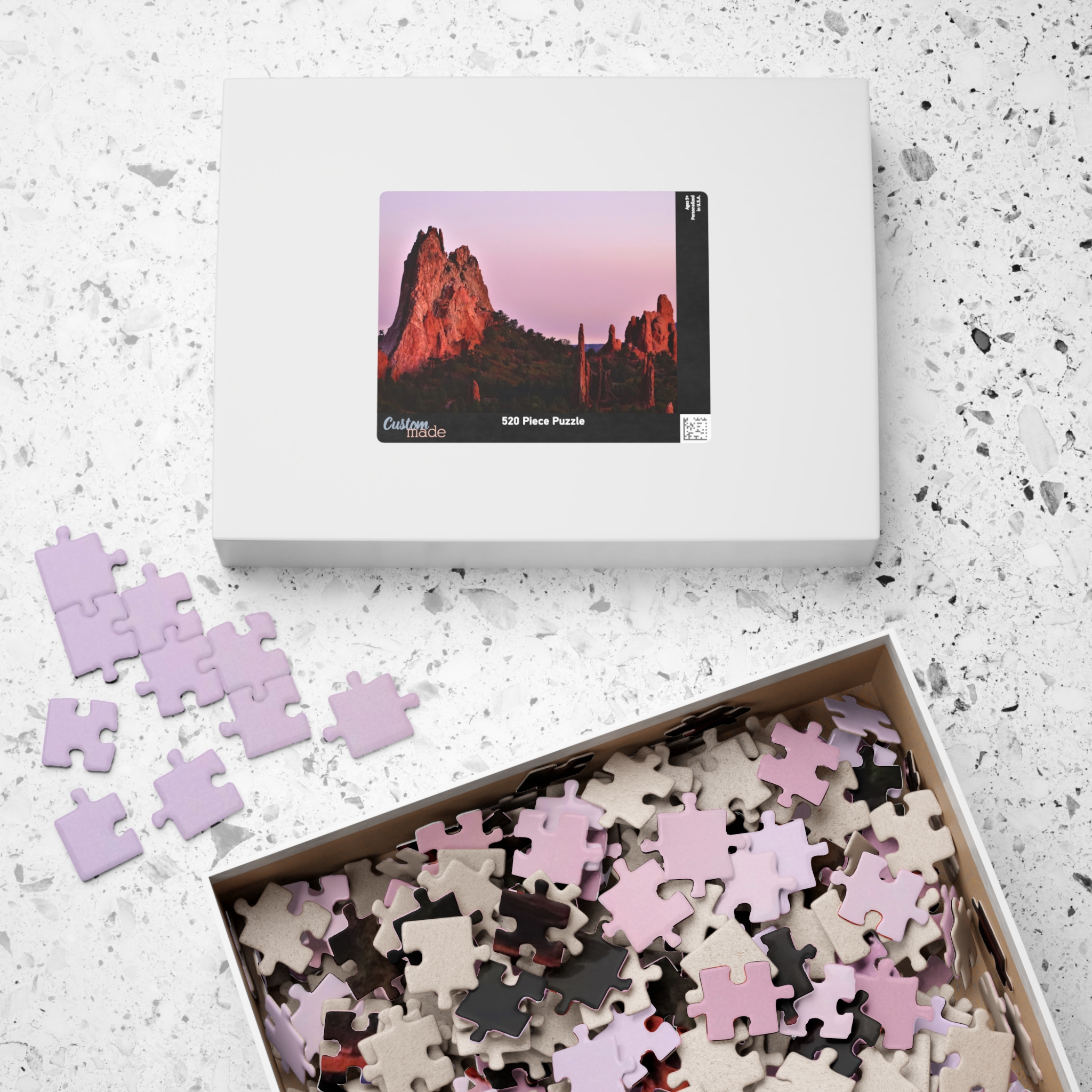 Puzzle Featuring Unique Rock Formations at Garden of the Gods, Colorado Springs - Sunset Landscape Photography, Original Photograph - Image 12